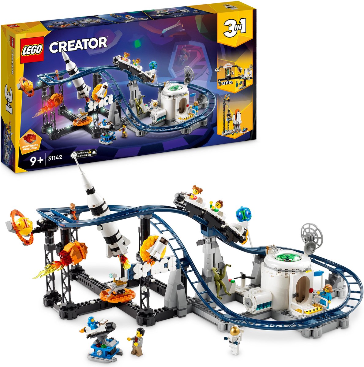 LEGO Creator 3-in-1 Ruimteachtbaan - 31142