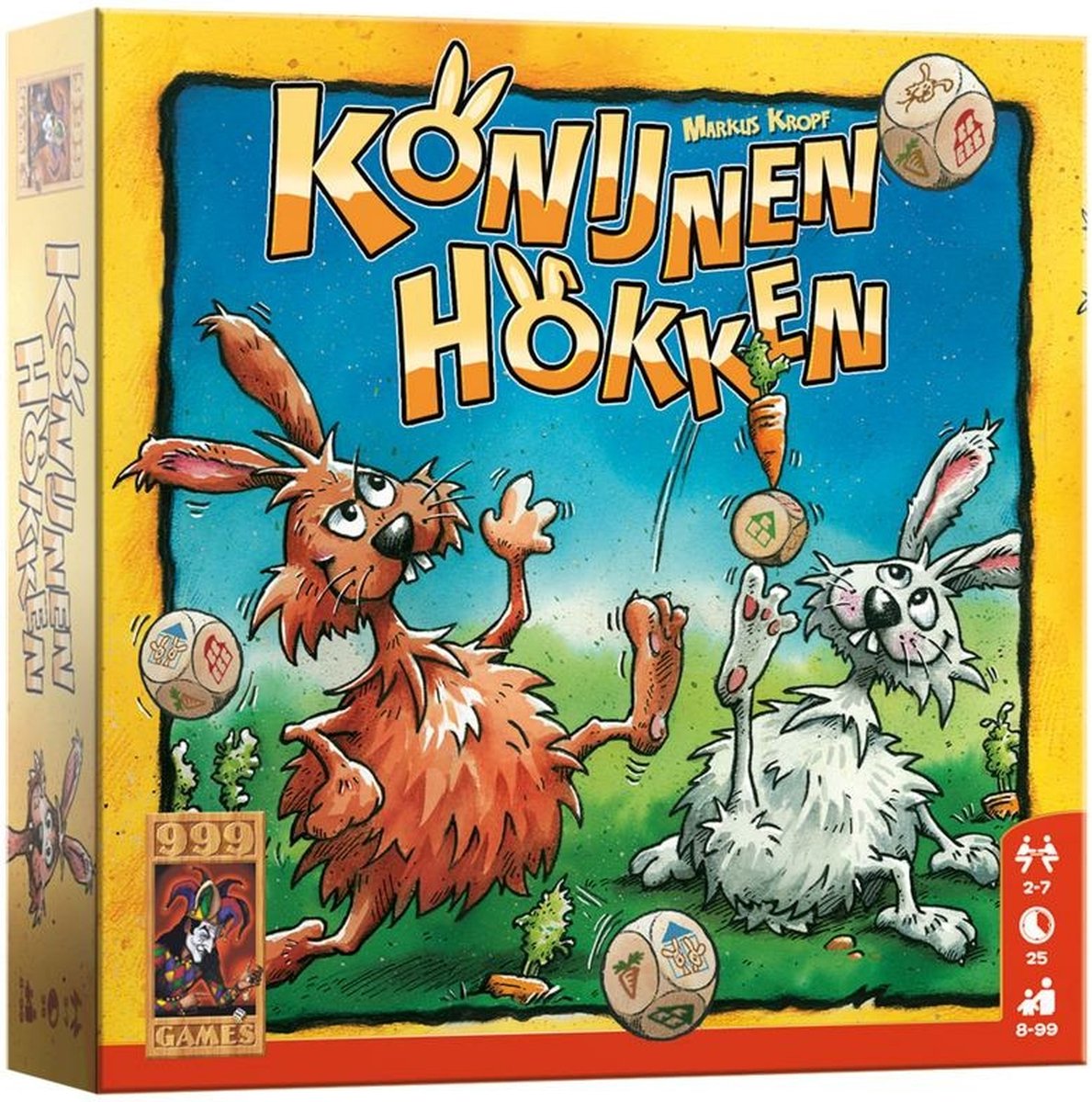 999 Games Lapins Poulaillers Dobbelspel