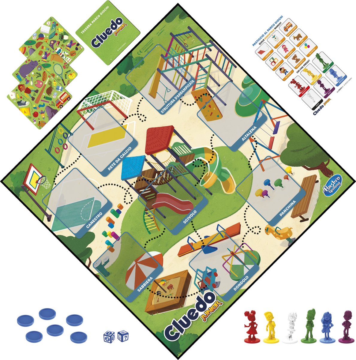 Hasbro Gaming Cluedo Junior - Spel van Deductie