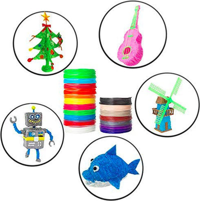 Vleugel 3D Pen Filament PLA 1,75mm - 110m - 22 Kleuren