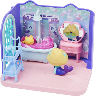 Gabby's Poppenhuis Primp & Pamper Badkamerset met Katfiguur