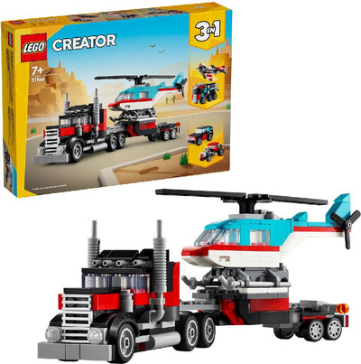 LEGO Creator 3in1 Vrachtwagen met Helikopter - 31146