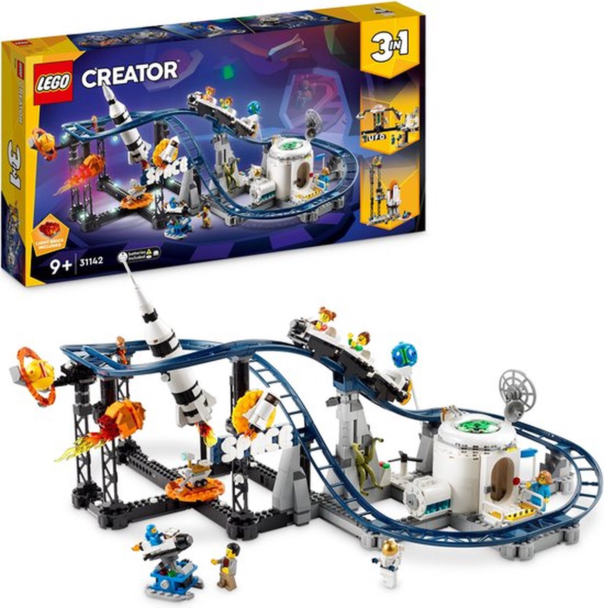 LEGO Creator 3-in-1 Ruimteachtbaan - 31142