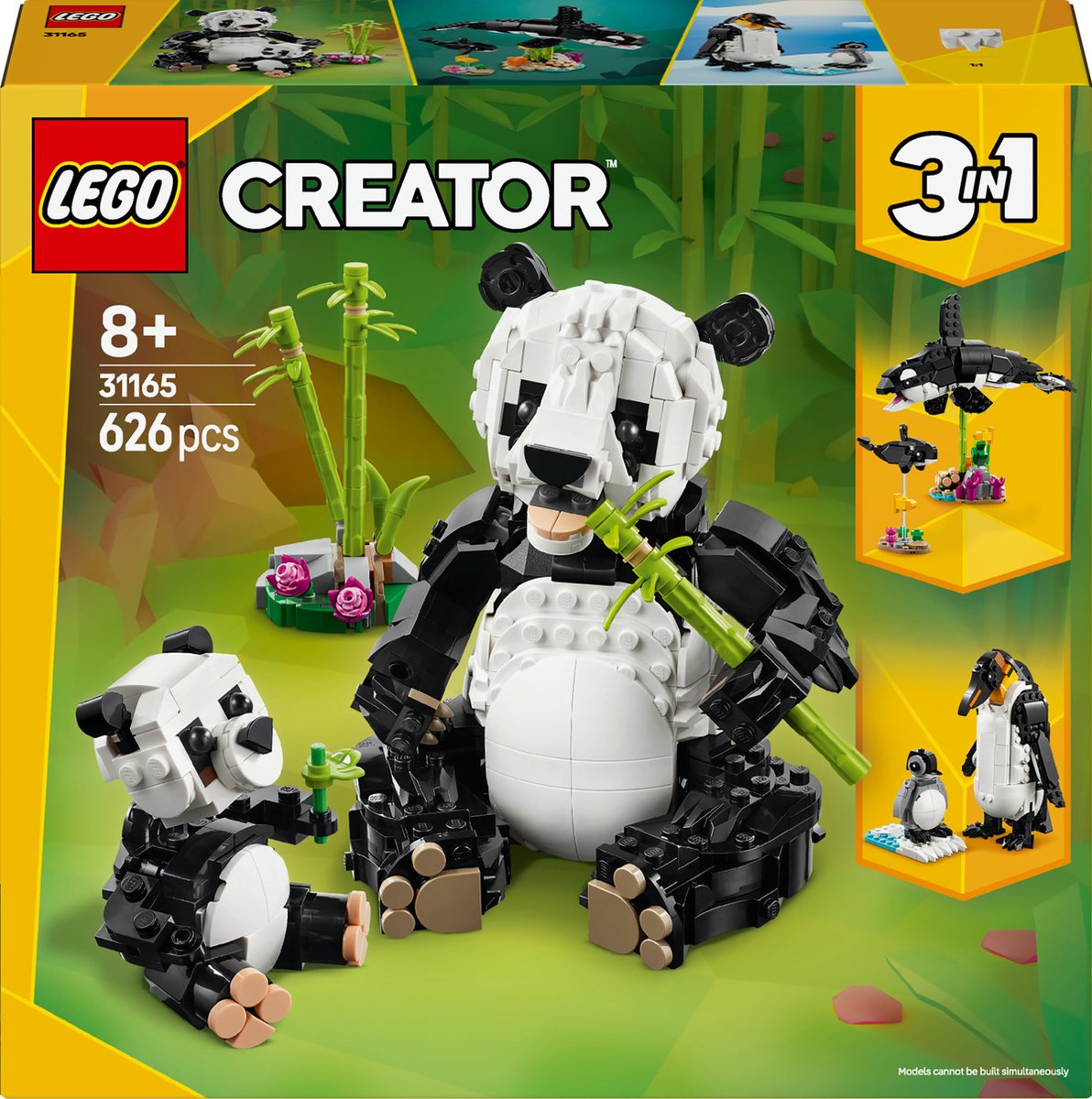 LEGO Creator 3in1 Wilde Dieren: Pandafamilie - 31165
