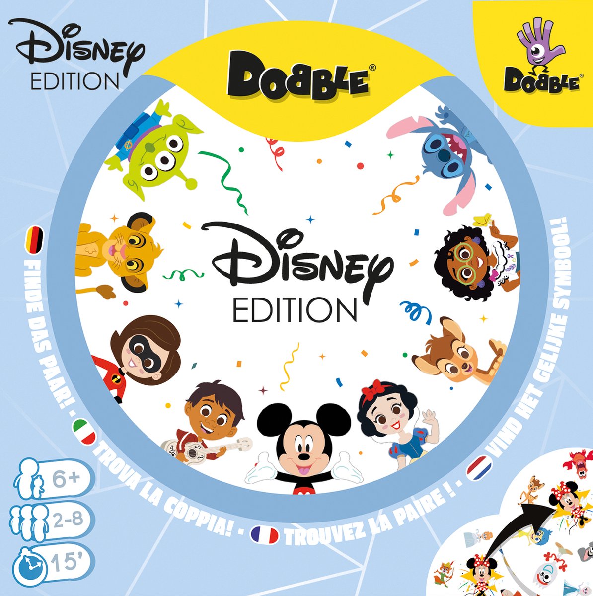 Zygomatic Dobble Disney 100 Jaar Wonder Kaartspel