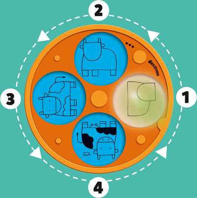 Jumbo Dessineo Leren Tekenen Set voor Kinderen vanaf 4 jaar