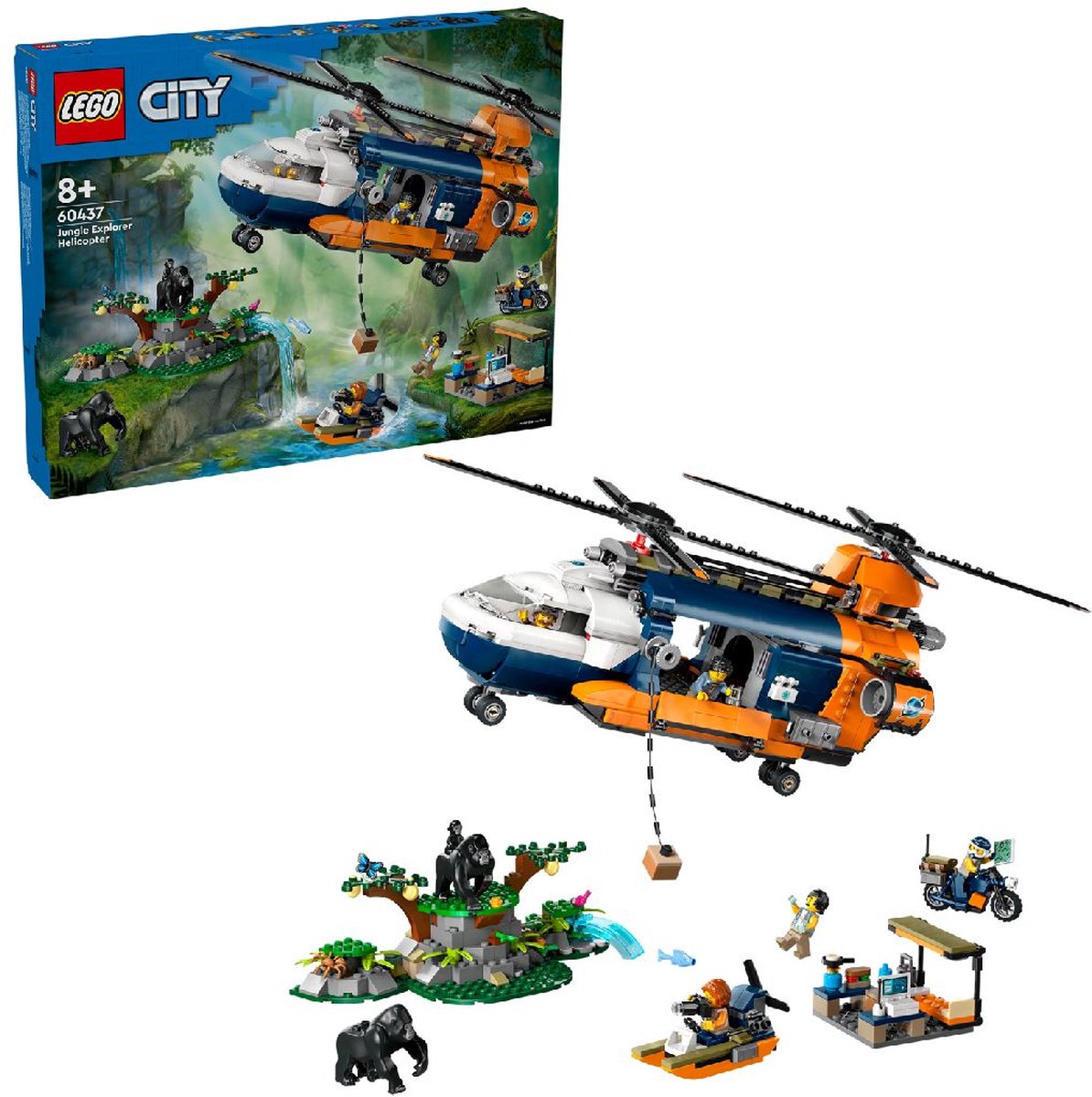 LEGO City Jungle Helikopterbasis - 60437