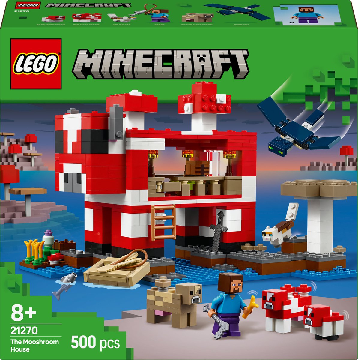 LEGO Minecraft De Champi-Mooshuis Avonturen - 21270
