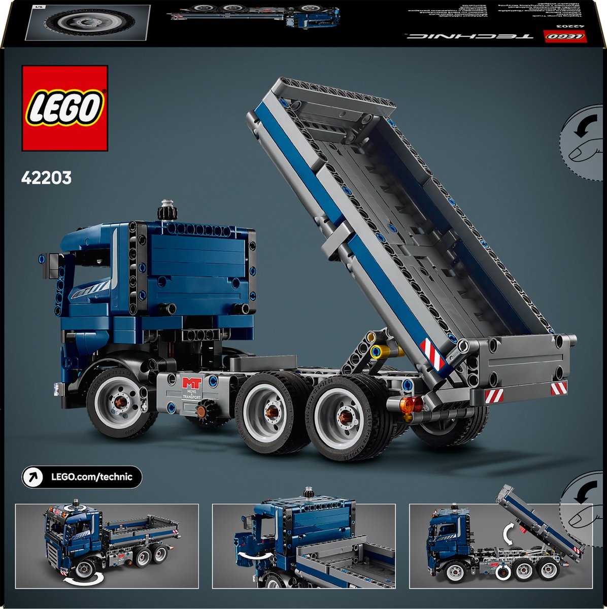 LEGO Technic Kiepwagen met Speelgoedfuncties - 42203