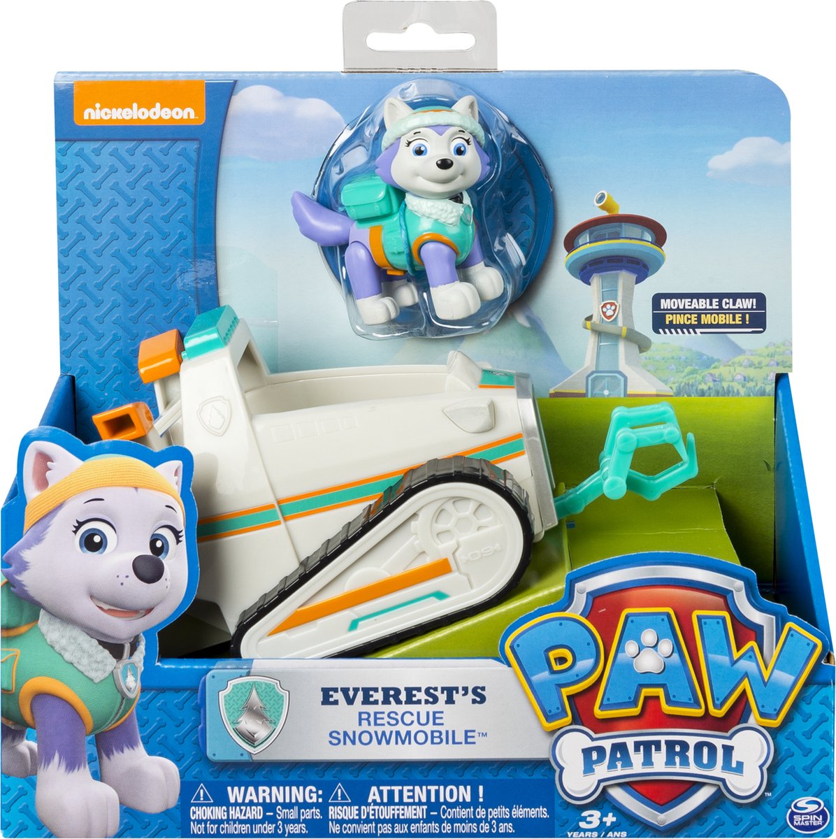 PAW Patrol Everest Sneeuwscooter met Speelfiguur
