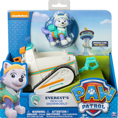 PAW Patrol Everest Sneeuwscooter met Speelfiguur