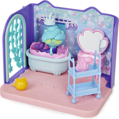 Gabby's Poppenhuis Primp & Pamper Badkamerset met Katfiguur