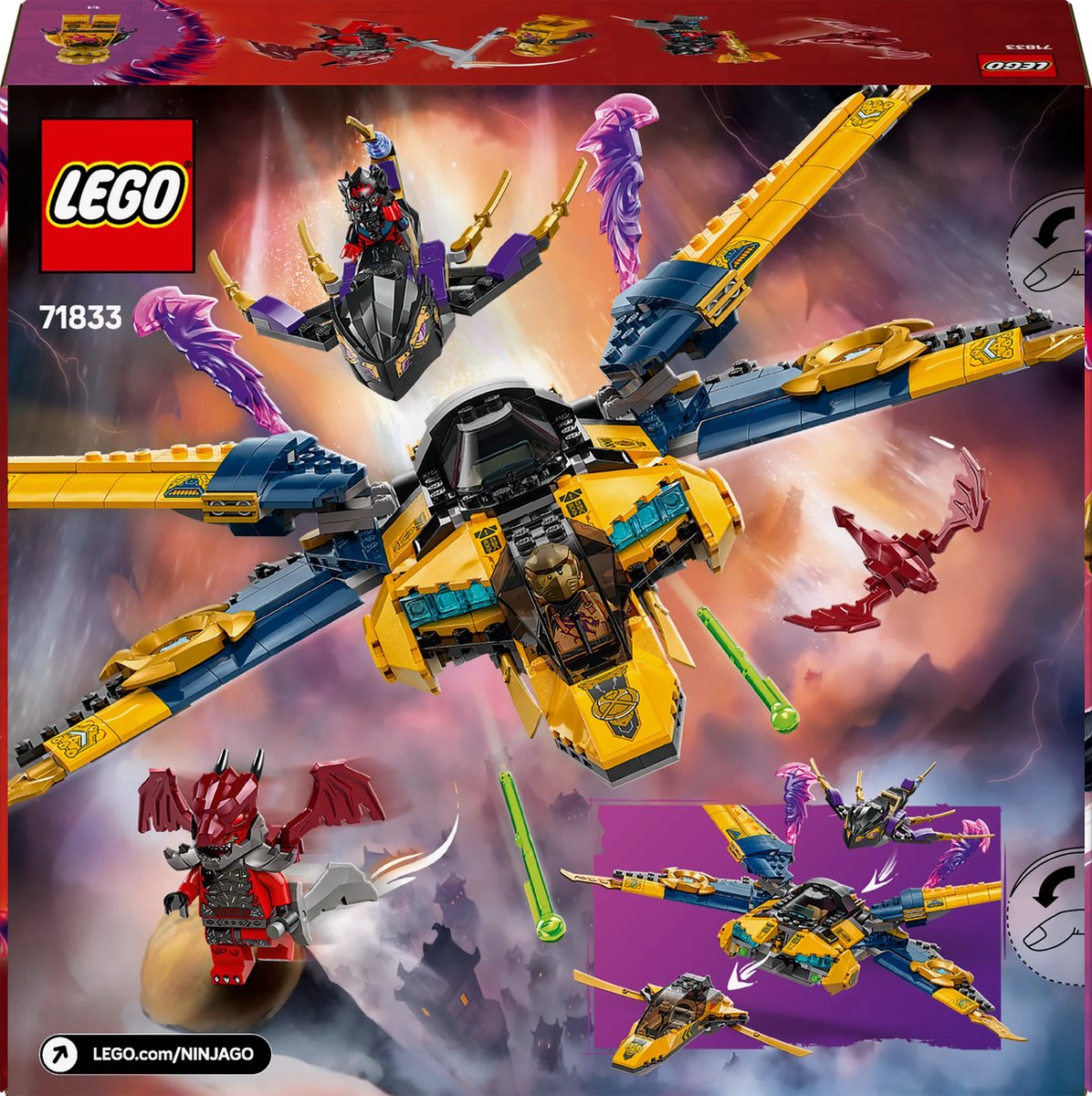 LEGO NINJAGO Arin's Stormvliegtuig - 71833