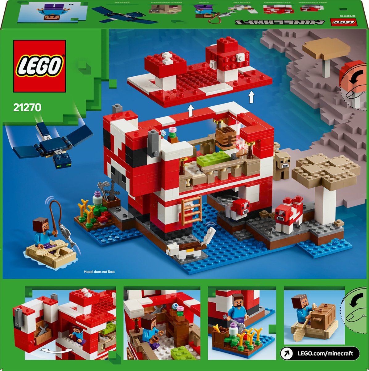 LEGO Minecraft De Champi-Mooshuis Avonturen - 21270