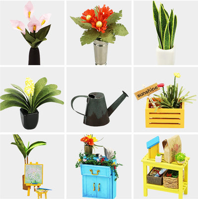 Robotime Maquette Huis van Cathy met Licht - Decoratie