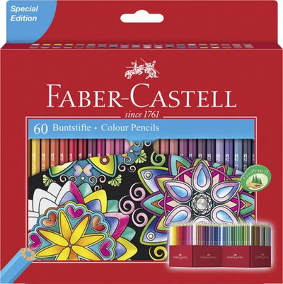 Faber-Castell Hexagonale Kleurpotloden 60 Stuks - FC-111260