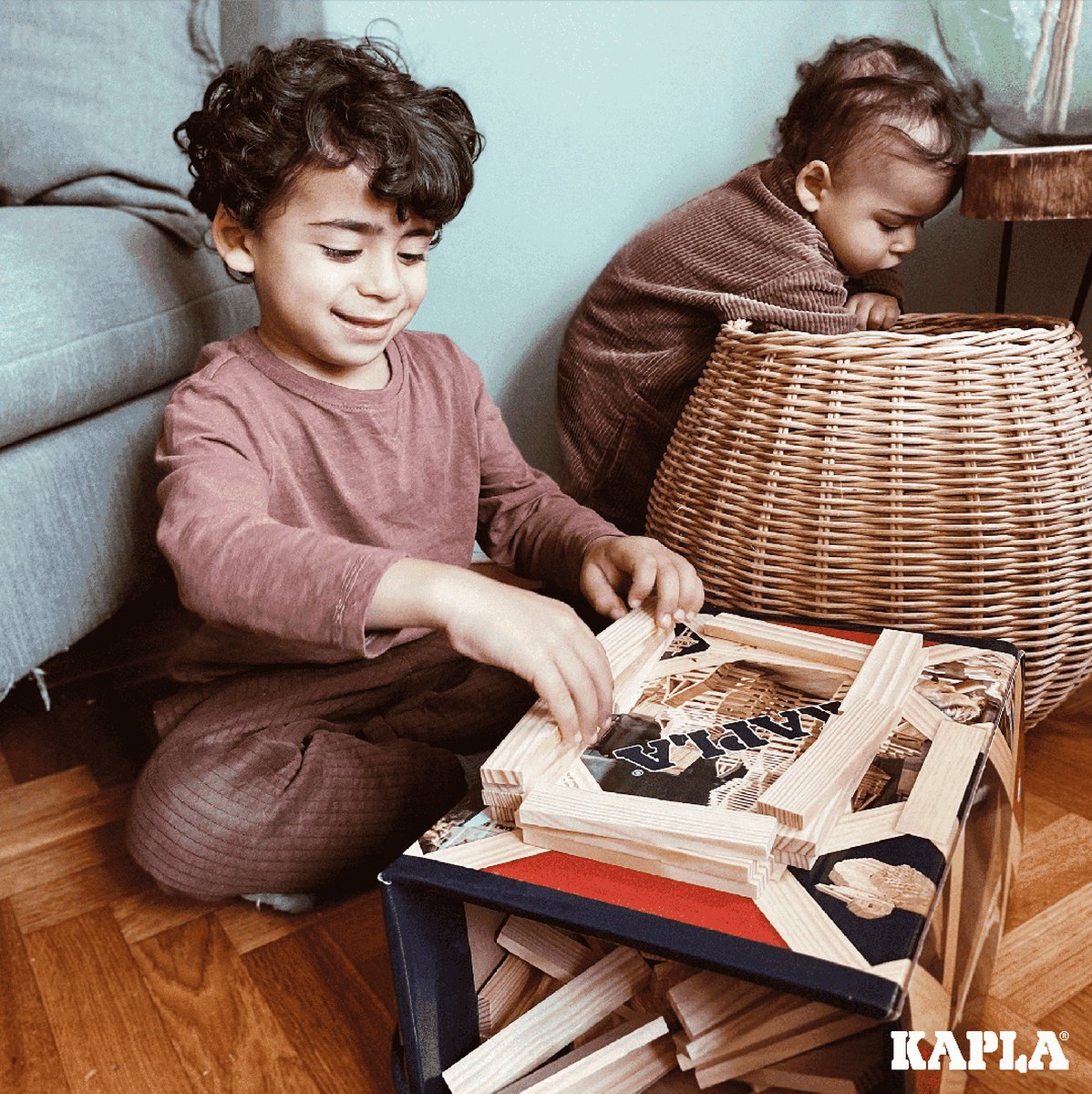 KAPLA Houten Bouwset 200 Stuks