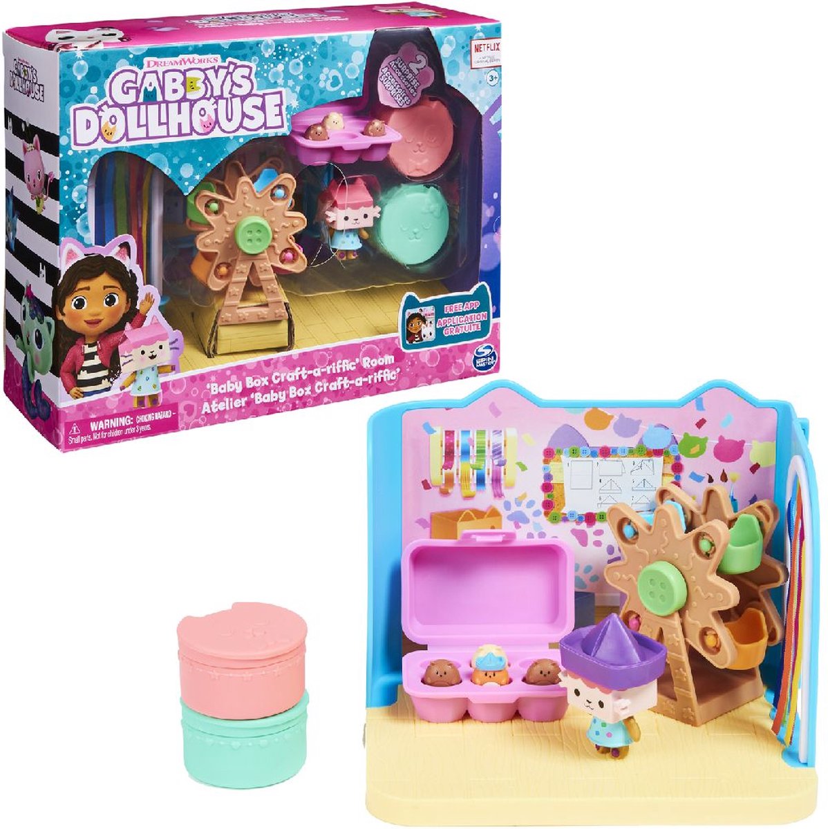 Gabby's Poppenhuis Baby Kitty Knutselkamer Speelset