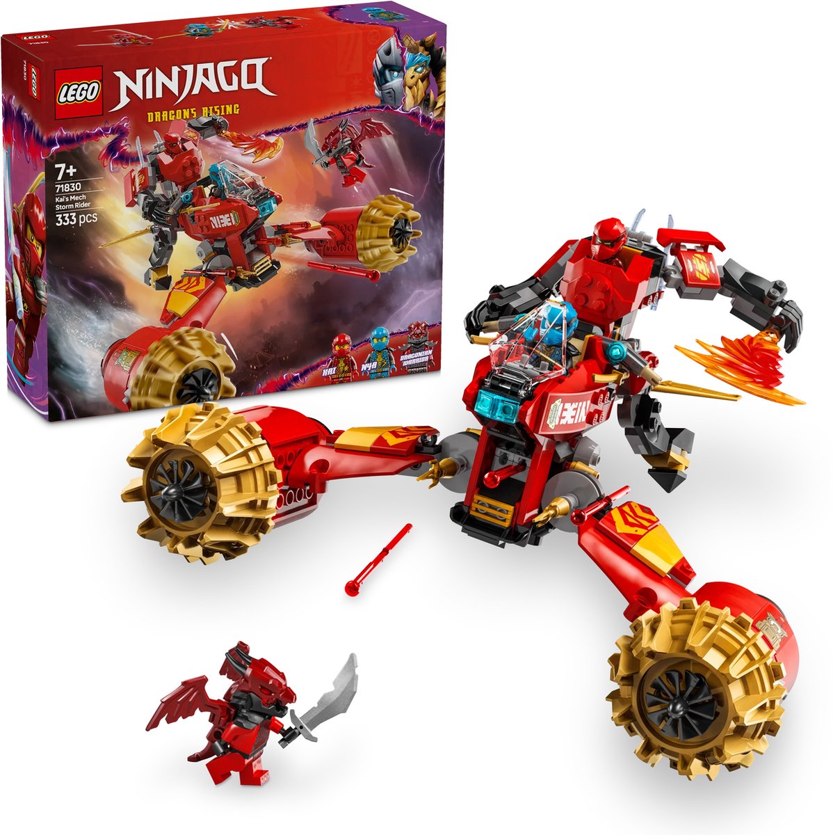 LEGO NINJAGO Kai's Mech Storm Voertuig - 71830