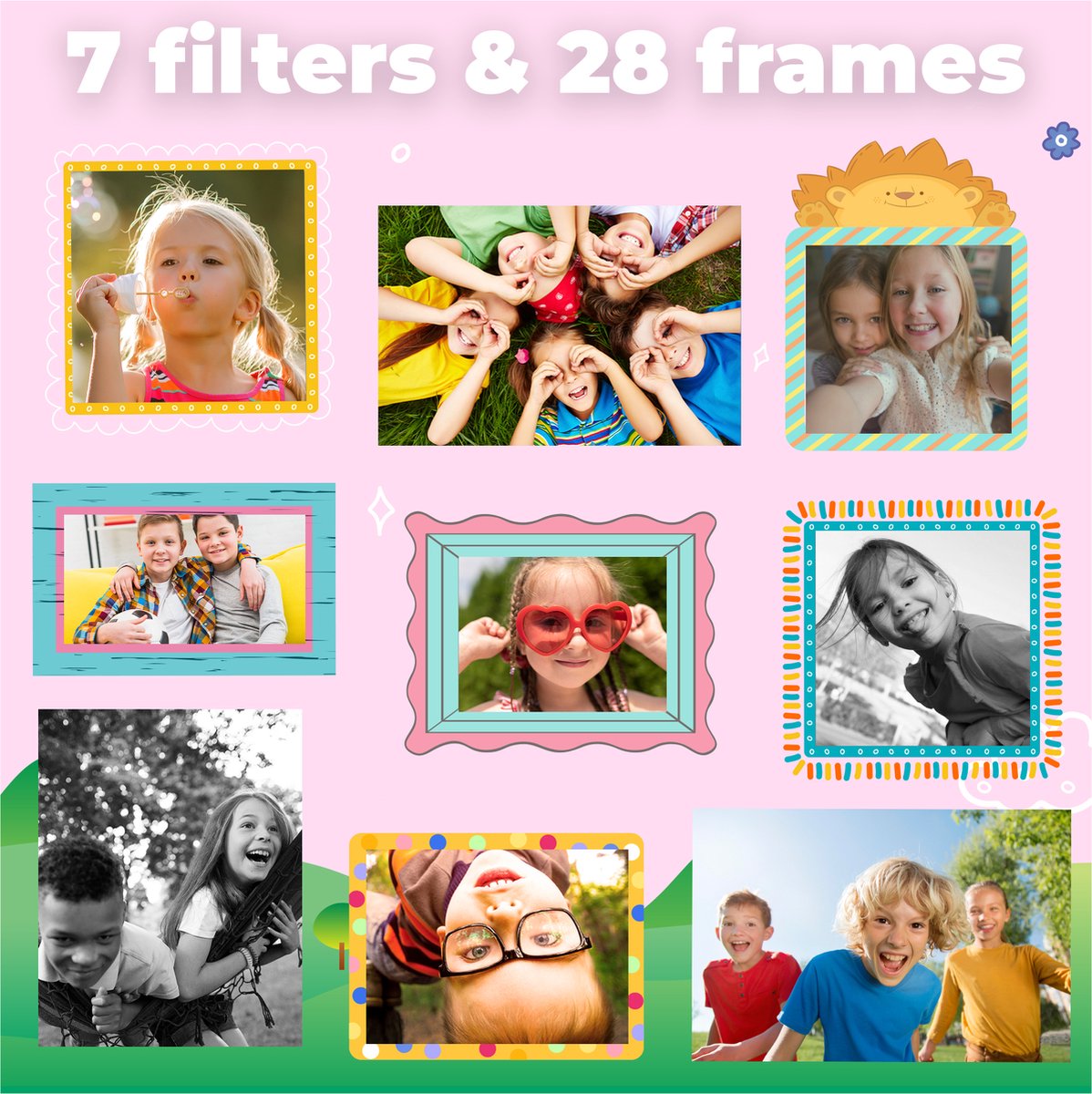 Denver Kinder Selfiecamera 2-in-1 40MP Full HD - KCA1340 - Roze