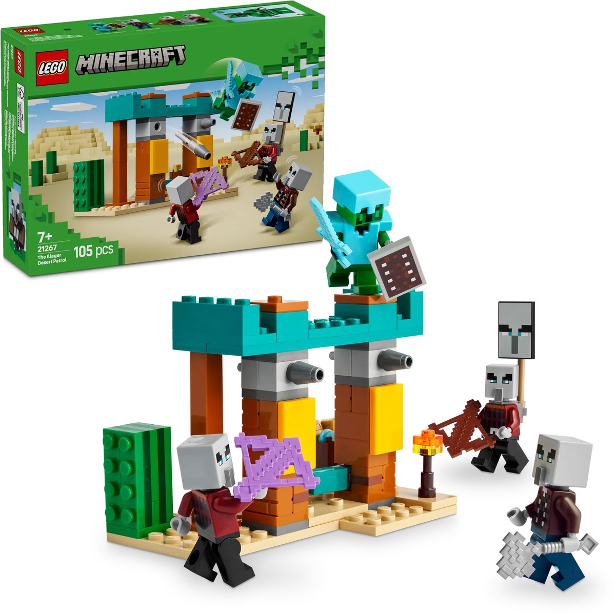 LEGO Minecraft Illagers Aanval Speelset - 21267