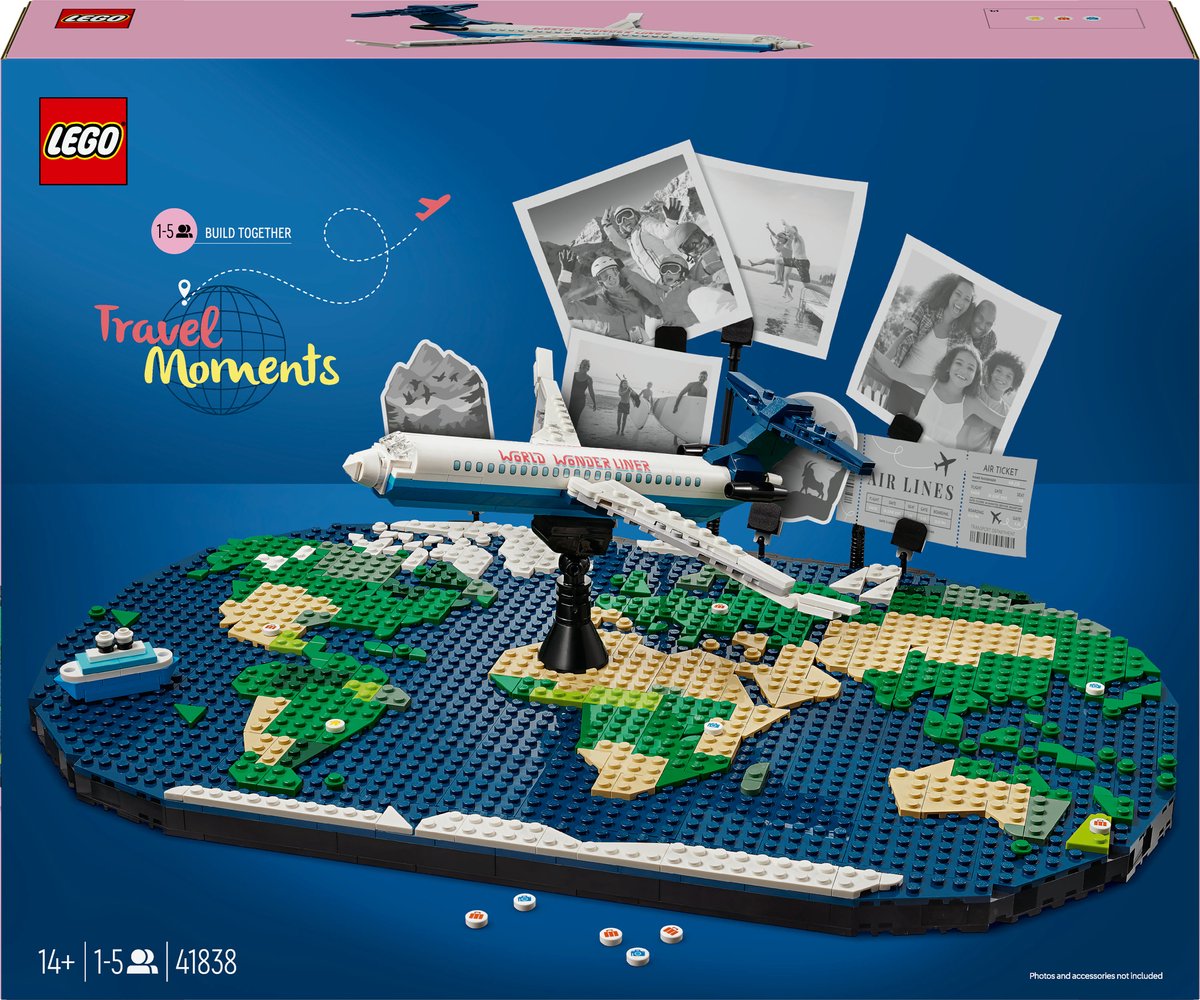 LEGO Holiday Memories Wereldkaart Bouwset - 41838