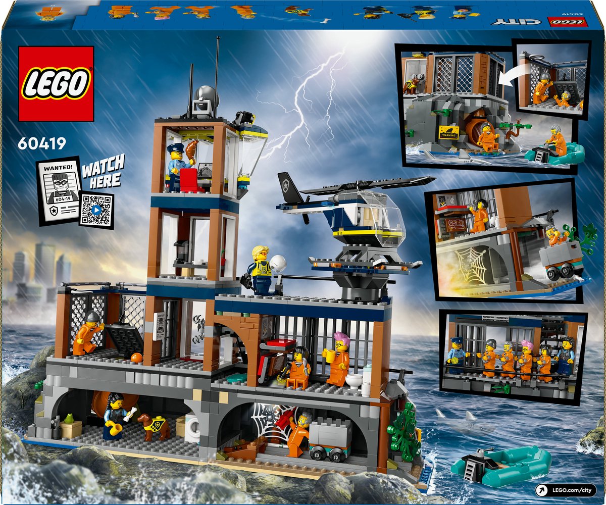LEGO City Politie Eilandgevangenis Set - 60419