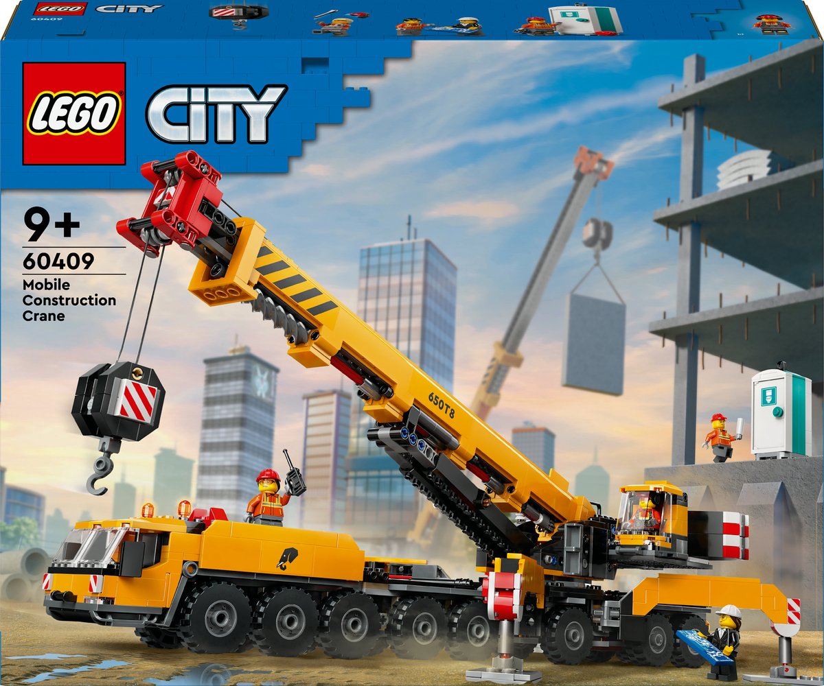 LEGO City Mobiele Bouwkraan Geel - 60409