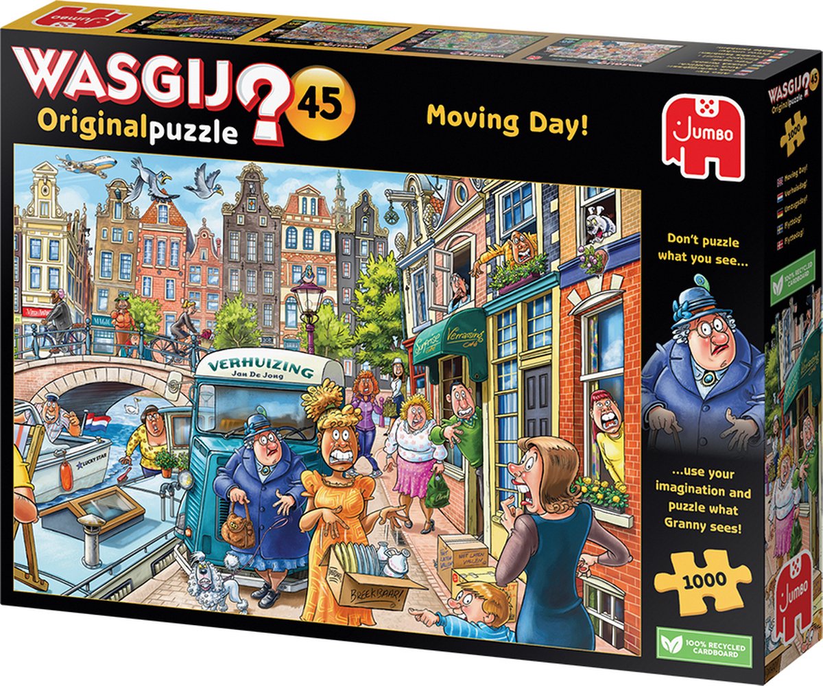 Wasgij Original 45 - Verhuisdag! - 1000 Stukjes Puzzel