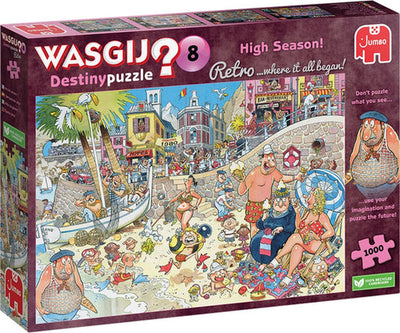 Wasgij Retro Destiny 8 - Hoogseizoen! Puzzel - 1000 Stukjes