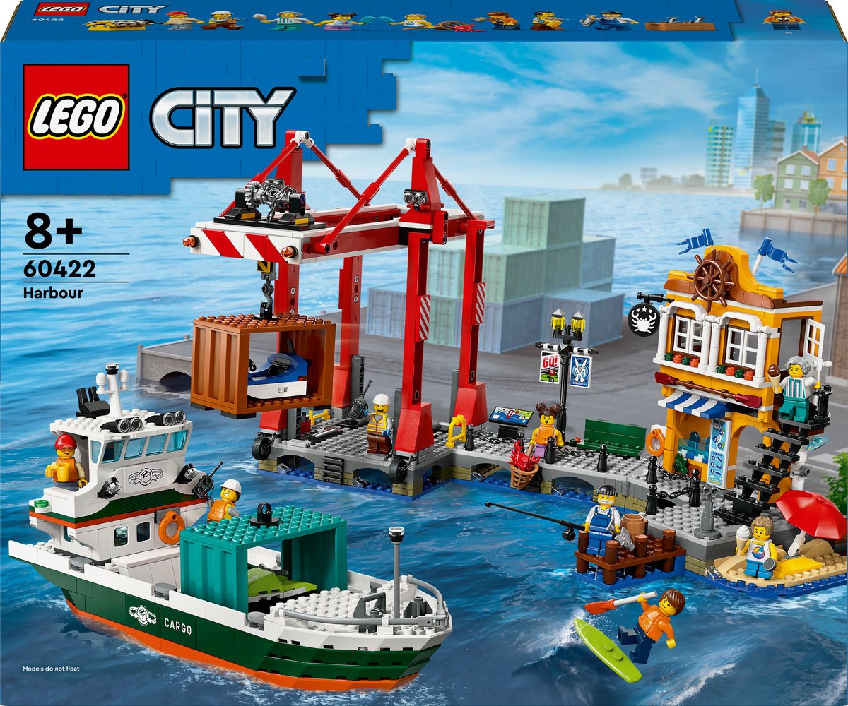 LEGO City Haven met Speelgoedvracht - 60422