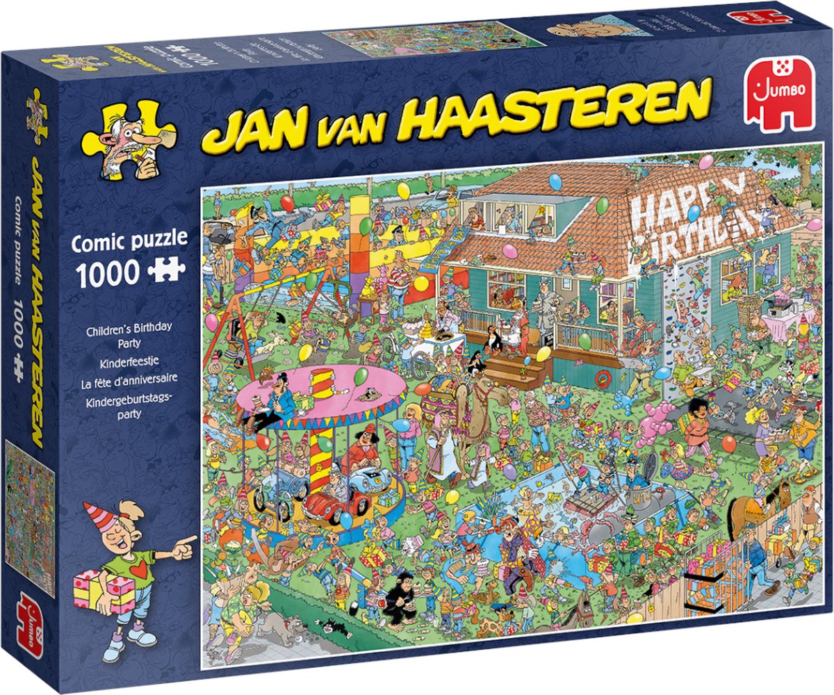 Jan van Haasteren Kinderfeestje Legpuzzel 1000 Stukjes