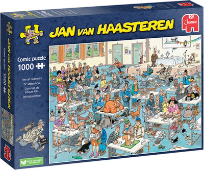 Jan van Haasteren - De Kattenexpositie Puzzel 1000 Stukjes
