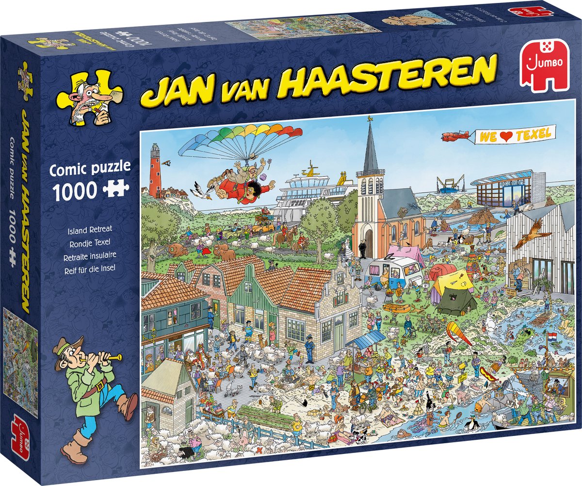 Jan van Haasteren Puzzel 1000 Stukjes - Island Retreat