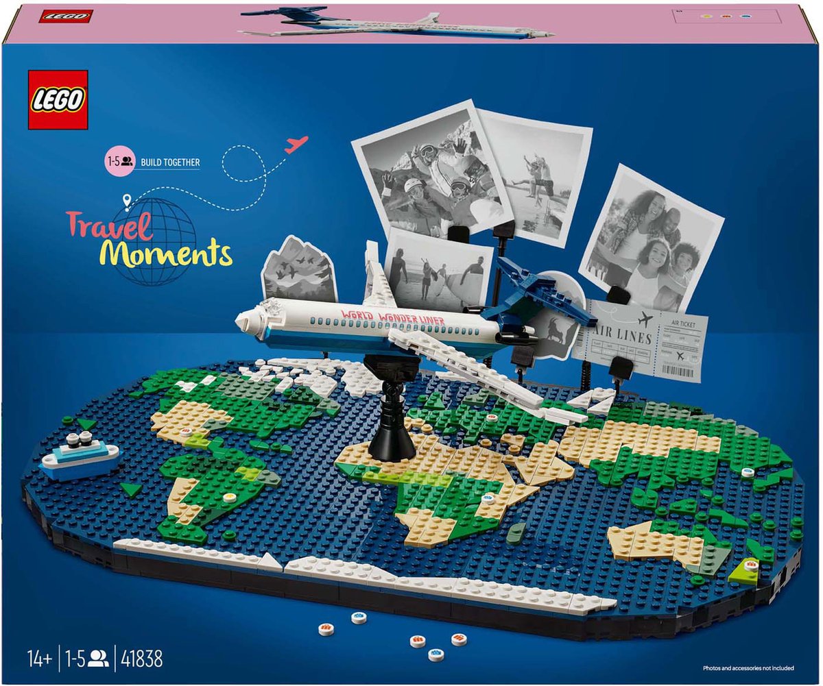 LEGO Holiday Memories Wereldkaart Bouwset - 41838