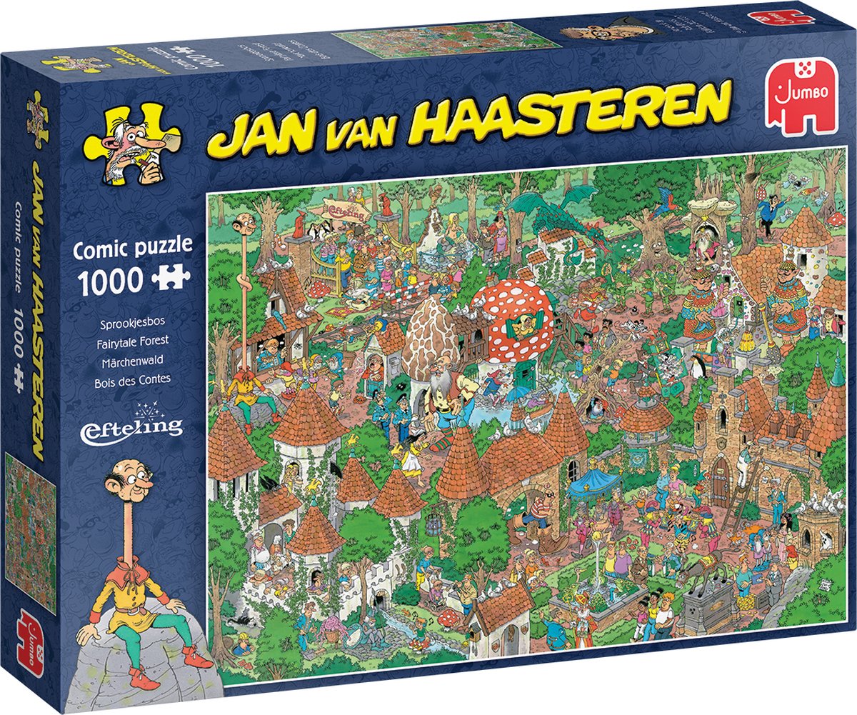 Jan van Haasteren Efteling Sprookjesbos Puzzel 1000 Stukjes