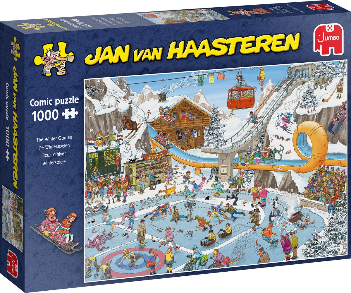 Jan van Haasteren Puzzel 1000 Stukjes - Winterspelen