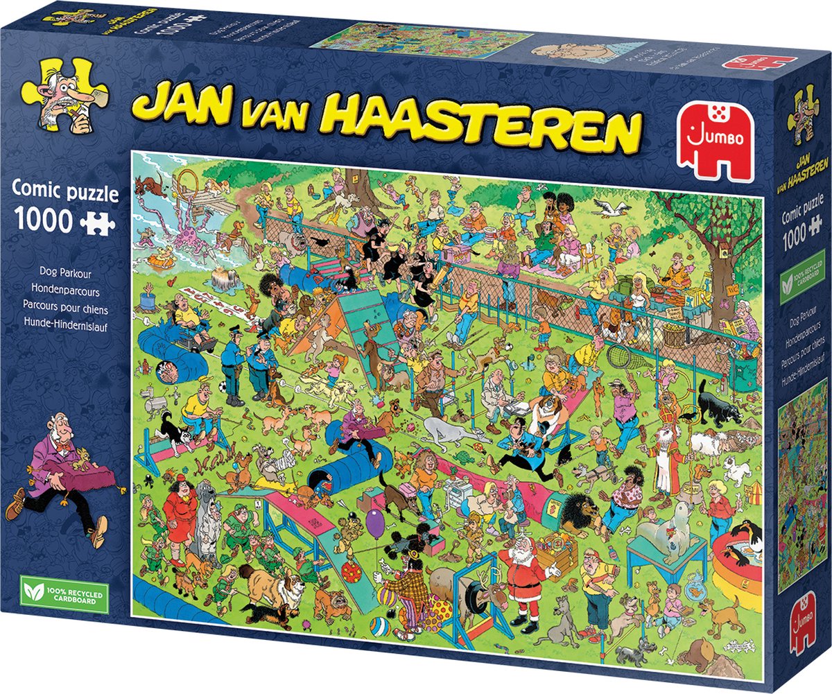 Jan van Haasteren - Hondenroute Puzzel 1000 Stukjes