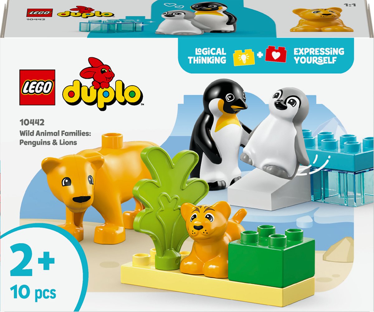 LEGO DUPLO Dierenfamilies: Pinguïns en Leeuwen - 10442