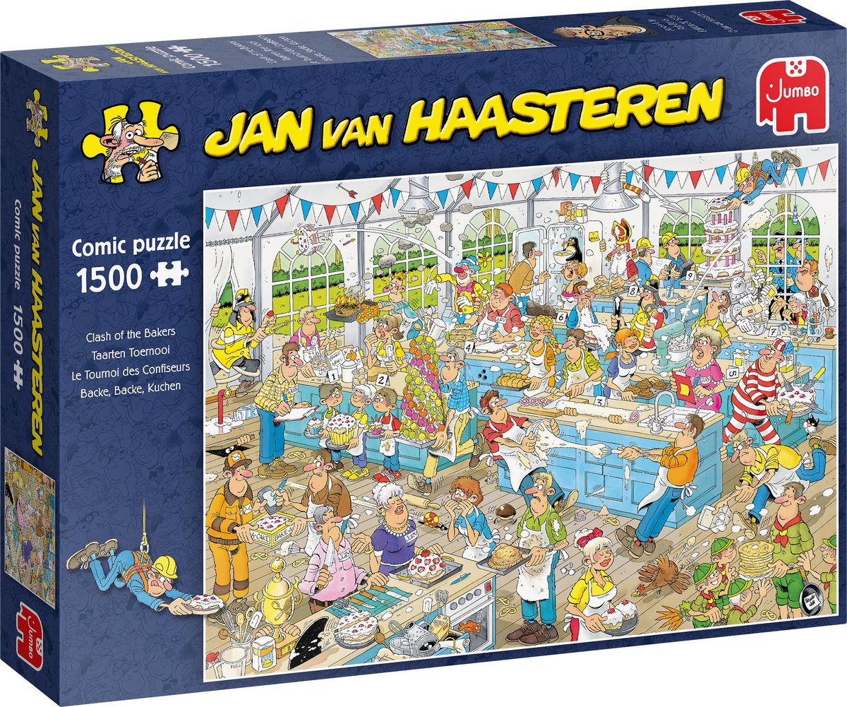 Jan van Haasteren Puzzel 1500 Stukjes - The Clash of the Bakers
