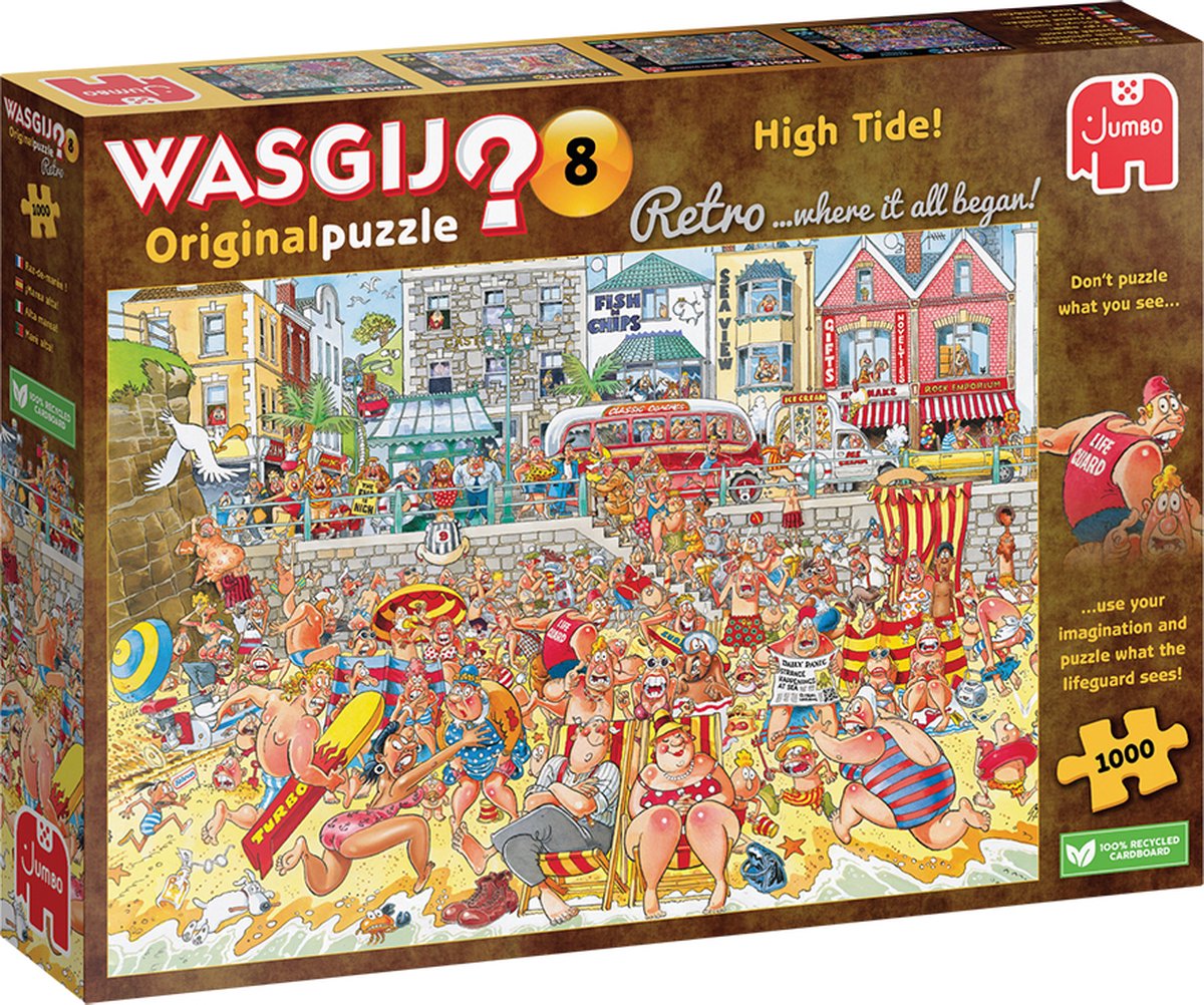 Wasgij Retro Original 8 - Overstroming! Puzzel - 1000 Stuks