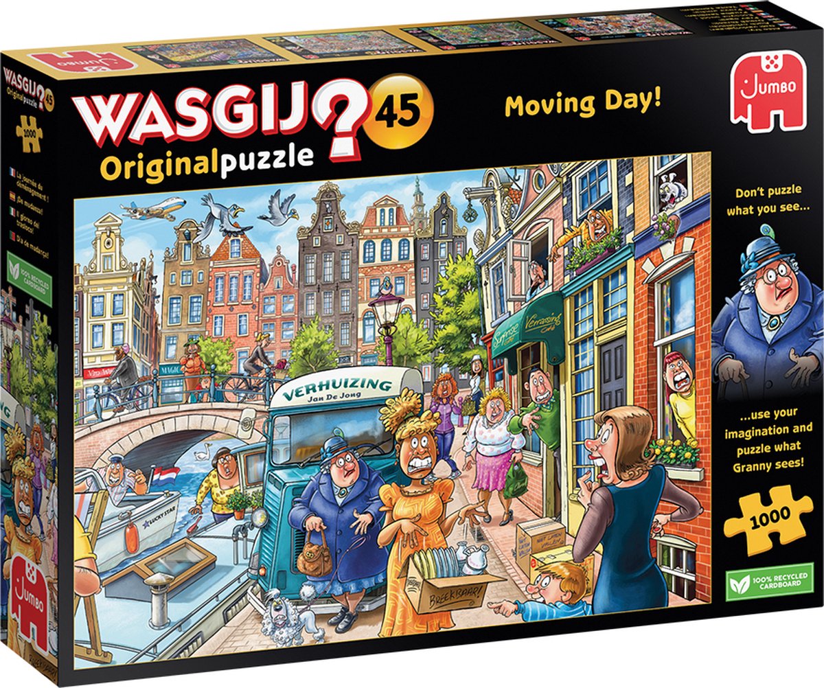 Wasgij Original 45 - Verhuisdag! - 1000 Stukjes Puzzel
