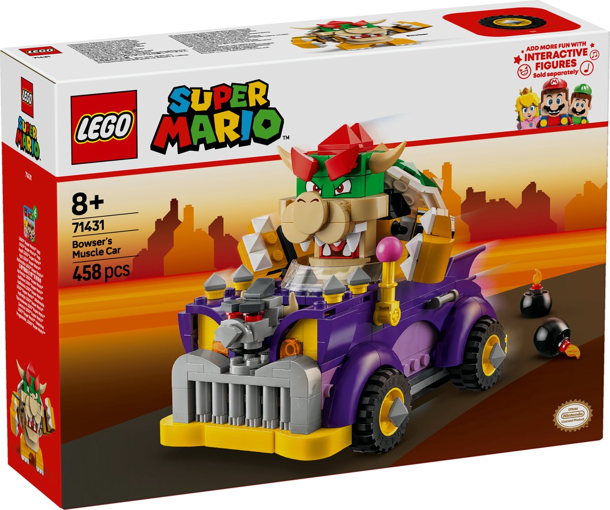LEGO Super Mario Uitbreidingsset: Bowser's Auto - 71431
