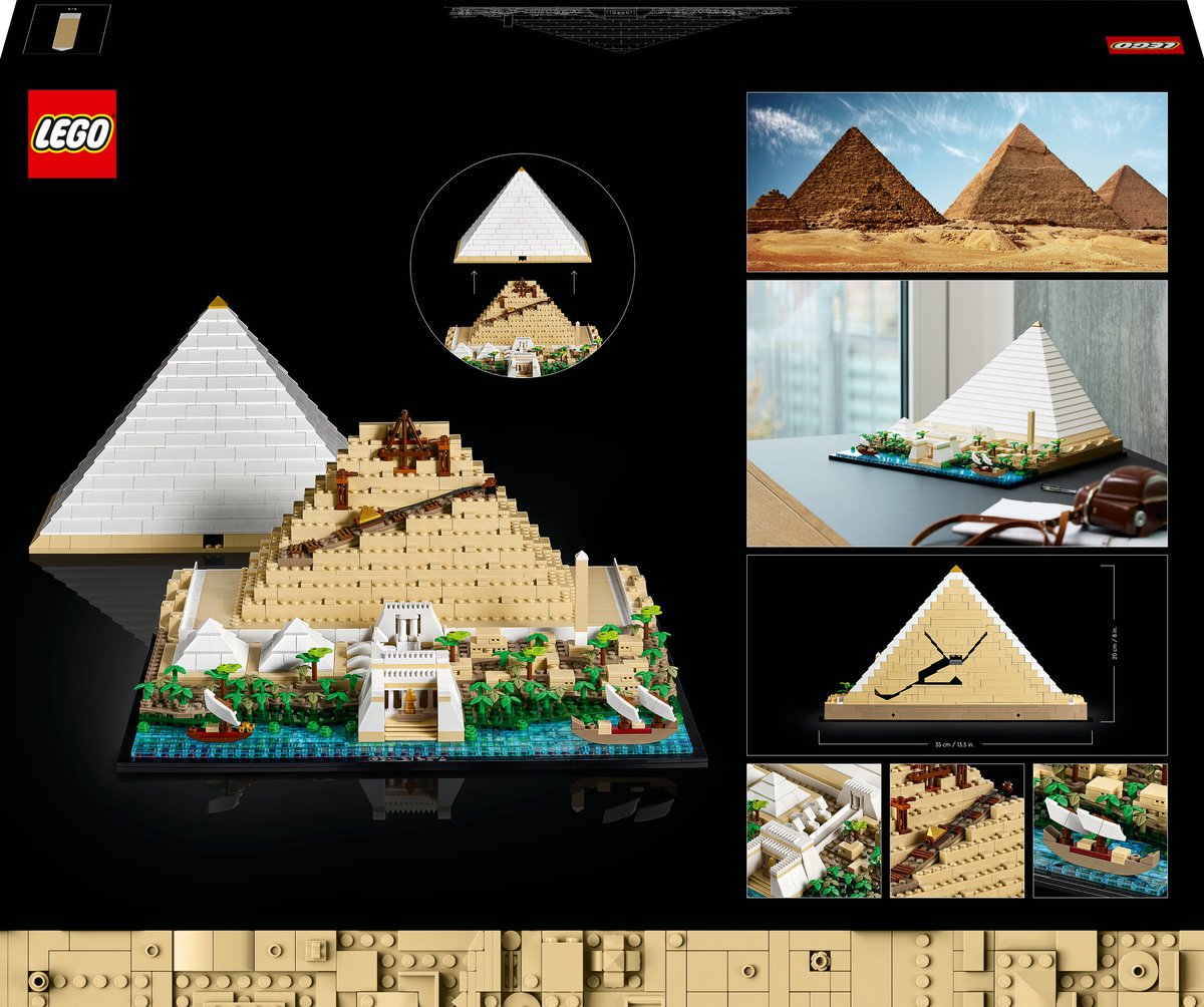 LEGO Architectuur La Grande Pyramide van Gizeh - 21058