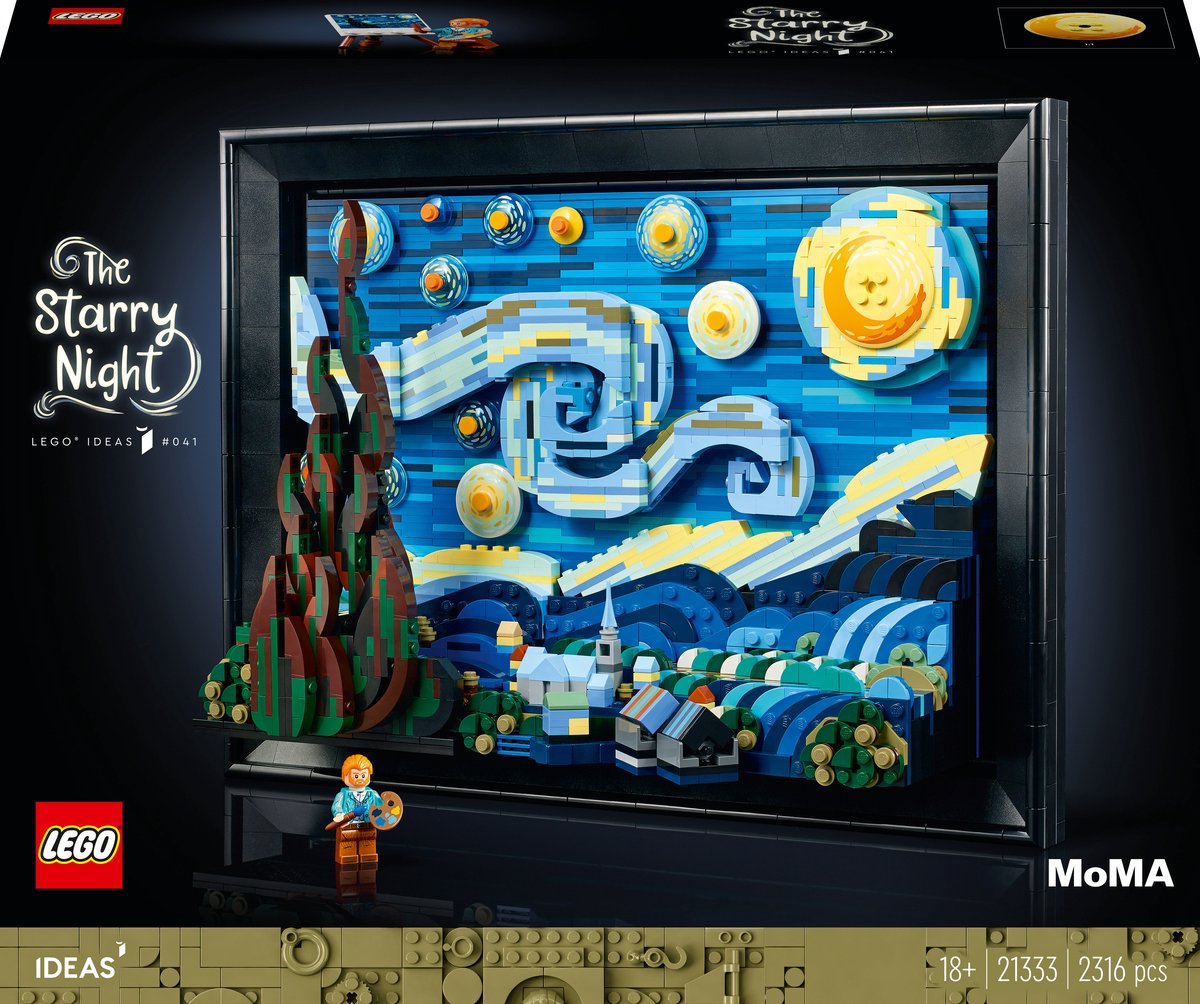 LEGO Ideas Vincent van Gogh - Sterrennacht 21333