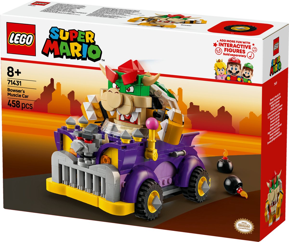 LEGO Super Mario Uitbreidingsset: Bowser's Auto - 71431