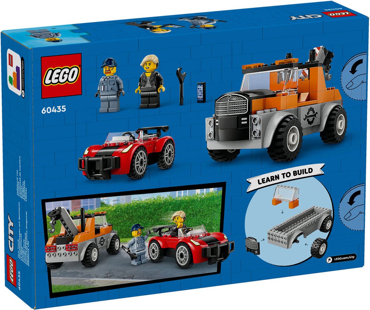LEGO City Takelwagen & Sportwagen Reparatieset - 60435