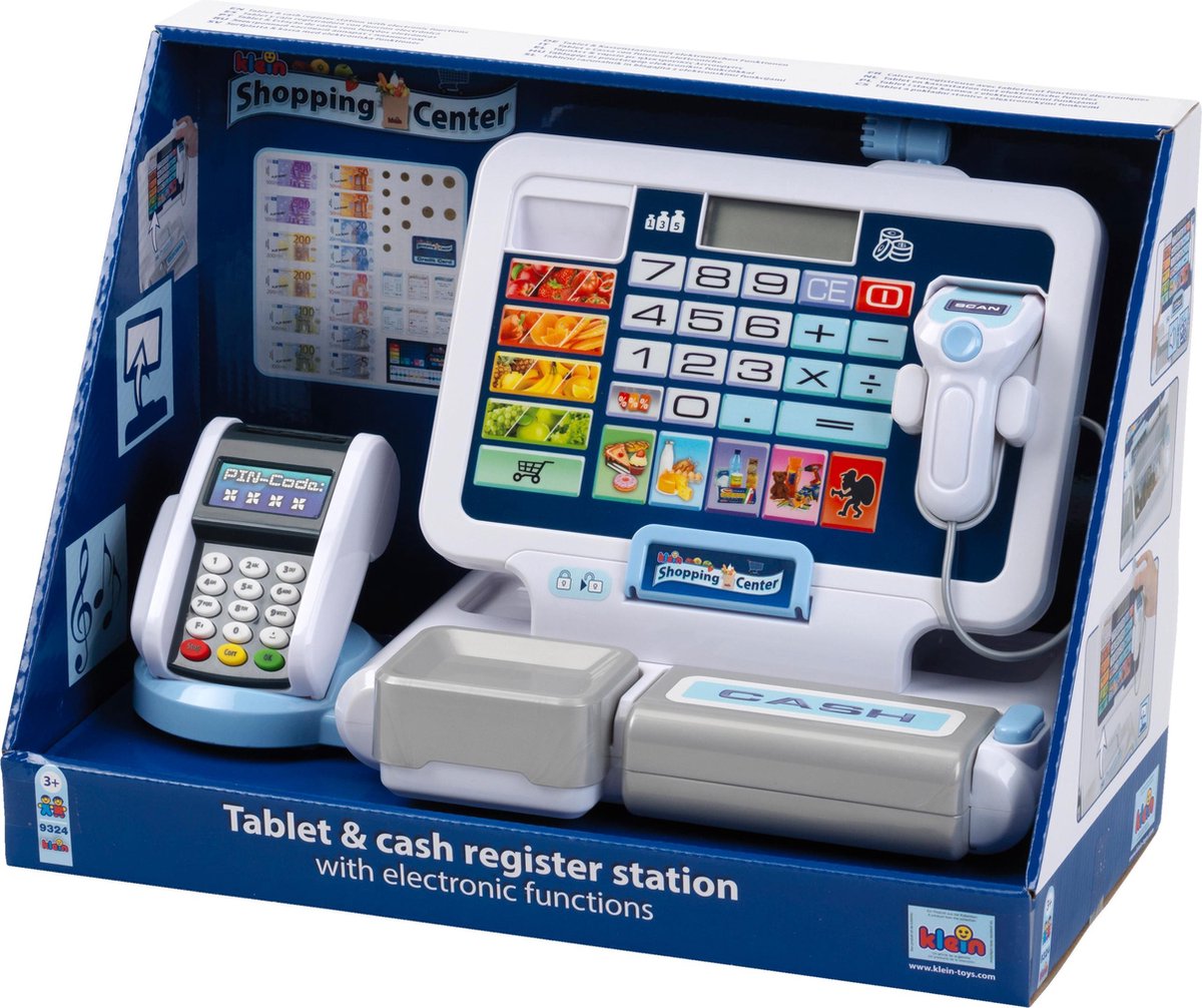 Klein Tablet Kassa met POS Terminal voor Kinderen