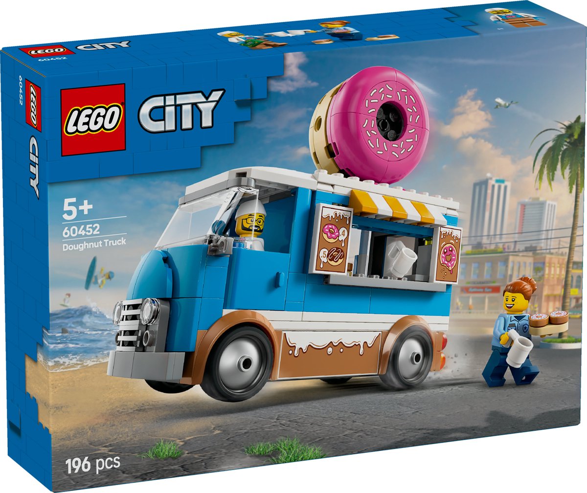 LEGO City Donutkraam op Wielen - 60452