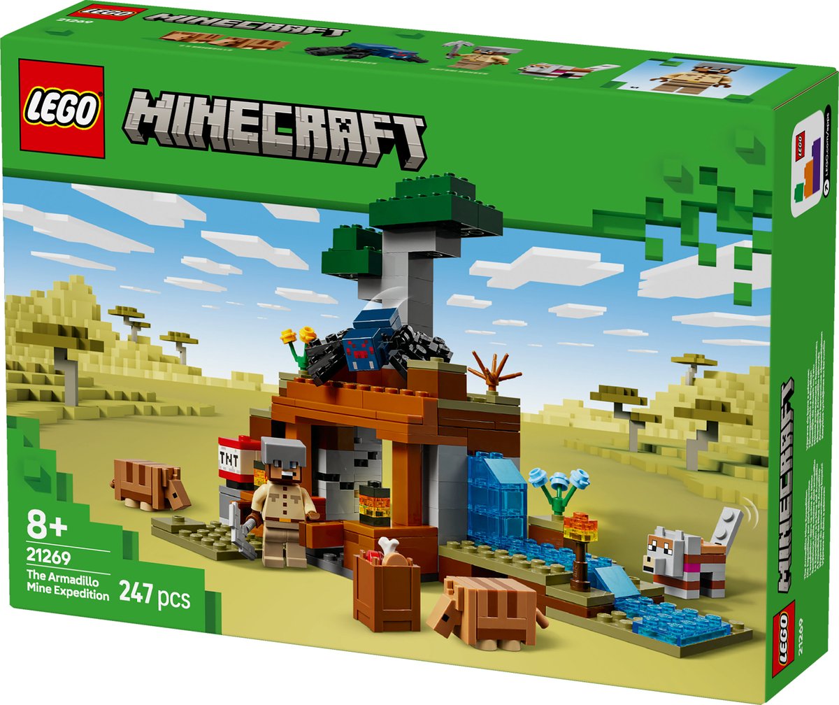 LEGO Minecraft Mijnavontuur met Tatou's - 21269